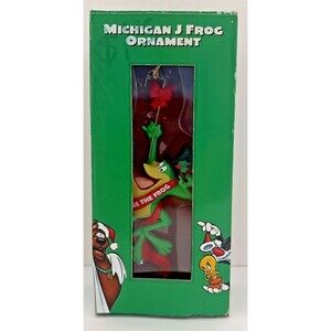 Vintage 1998 Warner Bros. Studio Store Looney Tunes Michigan J Frog Ornament